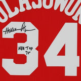 Signed Hakeem Olajuwon Rockets Jersey