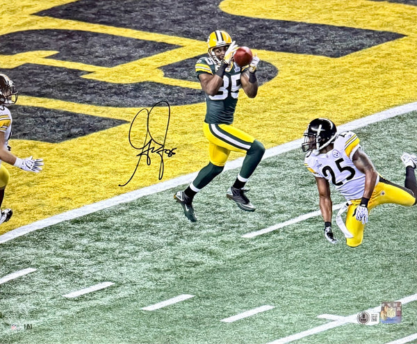 GREG JENNINGS - Green Bay Packers NFL - Signed 16x20 Photo AUTO #2 - BAS