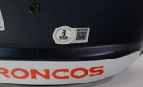 Bo Nix & Patrick Surtain II dual autographed Broncos 5280 Replica Helmet BAS COA