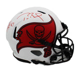 Brady & Gronkowski Signed Tampa Bay Buccaneers Speed Authentic Lunar NFL Helmet
