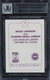 Lakers Magic Johnson Signed 1984 Star Arena #D9 Card Auto 10! BAS Slabbed