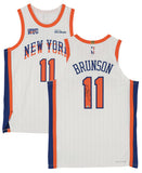 Jalen Brunson Autographed Knicks Authentic Nike City Edition Jersey Fanatics