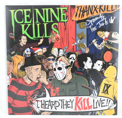 Spencer Charnas Autographed Ice Nine Kills Vinyl I Heard They Kill Live Beckett