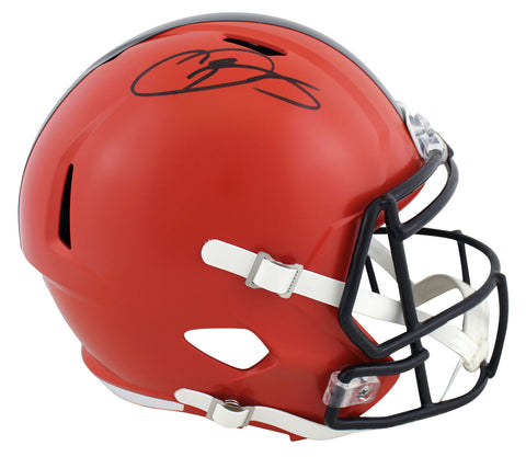 Browns Odell Beckham Jr. Authentic Signed Full Size Speed Rep Helmet BAS Witness