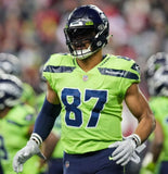 Noah Fant Signed Seattle Seahawks Jersey (Beckett) 2019 1st Round Draft Pick T.E