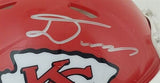 Damien Williams Signed Kansas City Chiefs Speed Mini Helmet (JSA Witness COA)
