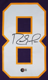 Vikings Randy Moss Authentic Signed Purple Mitchell & Ness Jersey BAS Witnessed