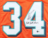 Ricky Williams Signed Miami Dolphins Jersey Inscribed "Puff, Puff, Run" /Beckett
