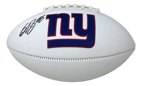 Saquon Barkley Full Signature New York Giants Logo Football PSA ITP