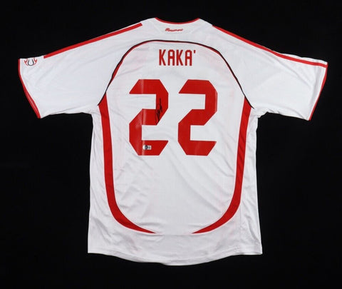 Ricardo Kaka Signed AC Milan Jersey (Beckett) Attacking Midfielder 2000-2014
