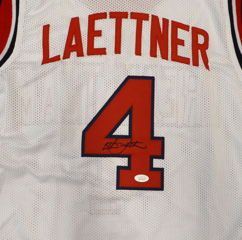 Team USA Christian Laettner Autographed Signed White Jersey JSA #WIT755633