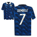Ousmane Dembele Signed France Soccer Jersey #7 with Beckett COA