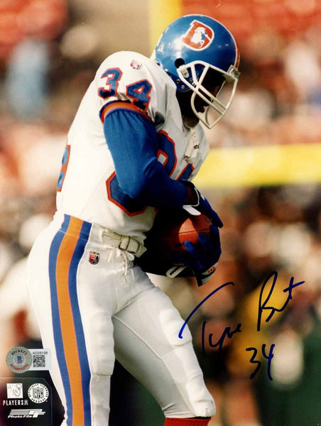 Tyrone Braxton Autographed Denver Broncos 8x10 Photo Beckett 50480