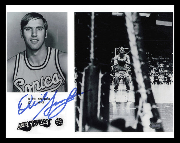 Dick Snyder Autographed Signed 8x10 Photo Seattle Supersonics MCS Holo #87334