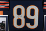 MIKE DITKA (Bears navy SKYLINE) Signed Autographed Framed Jersey PSA