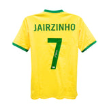 Jairzinho Signed Vintage Brazil FC Home Soccer Jersey #7 with Beckett COA