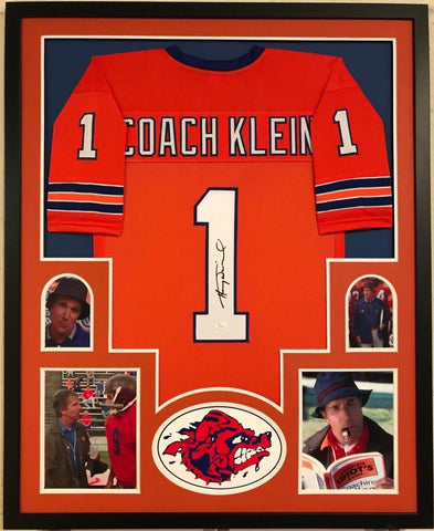 FRAMED HENRY WINKLER "COACH KLEIN" AUTOGRAPHED SIGNED WATERBOY JERSEY JSA COA