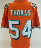 Zach Thomas Signed Dolphins Jersey (JSA COA) Miami 7xPro Bowl Middle Linebacker