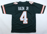 Rueben Bain Jr Signed Miami Hurricanes Jersey /Beckett/Tampa Bay 2026 1st Rnd Pk