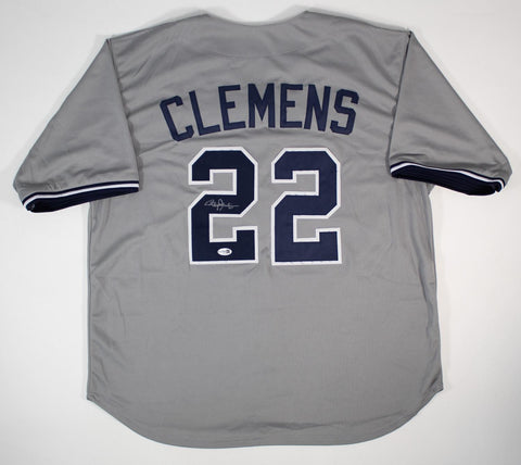 Roger Clemens Signed New York Yankees Jersey (JSA COA) 2xWorld Series Champion