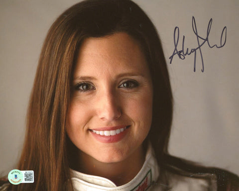 Ashley Force NHRA Authentic Signed 8x10 Photo Autographed BAS #BC13875