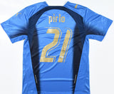 Andrea Pirlo Signed Italy FC Home Soccer Jersey #21 - Beckett Witnessed Hologram