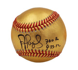 Albert Pujols Signed St. Louis Cardinals Rawlings OML Gold MLB Baseball w/ Insc
