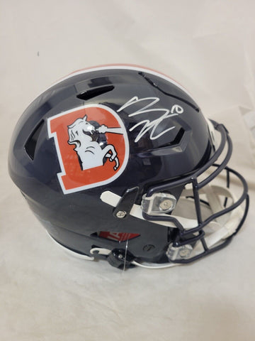 BO NIX SIGNED DENVER BRONCOS COLOR RUSH SPEEDFLEX AUTHENTIC HELMET BECKETT QR