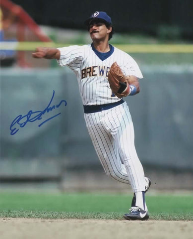 Brewers Infielder ED ROMERO Signed 8x10 Photo #7 AUTO - 1982 World Series