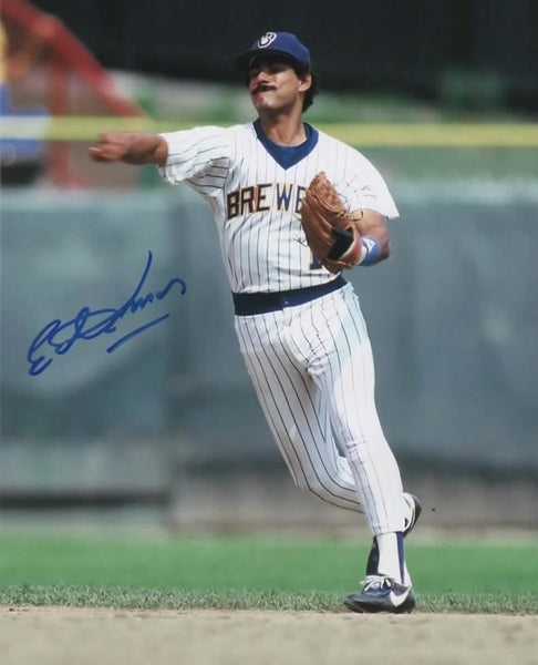 Brewers Infielder ED ROMERO Signed 8x10 Photo #7 AUTO - 1982 World Series