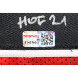 Toni Kukoc Autographed/Signed Pro Style Red Jersey HOF TRI 43519