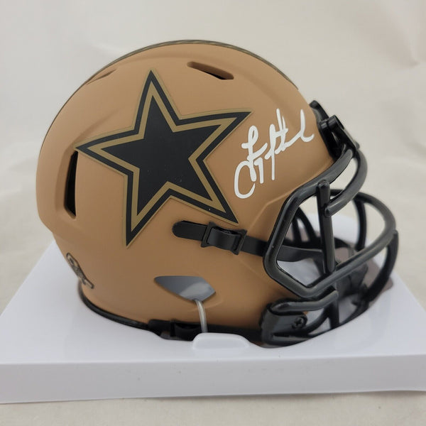 TROY AIKMAN SIGNED DALLAS COWBOYS STS 2 SPEED MINI HELMET BECKETT QR
