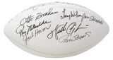 NFL Greats Multi Signed Football Walter Payton Jack Ham + 9 Others BAS LOA