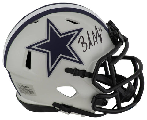 Brandon Aubrey Signed Cowboys RAVE Riddell Speed Mini Helmet - (SCHWARTZ COA)