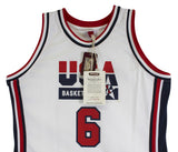 Knicks Patrick Ewing Signed White M&N 1992 USA Authentic Jersey BAS #BV01198