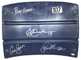 Pony Express Autographed SMU Mustangs Seatback Dickerson Mcilhenny BAS 31298