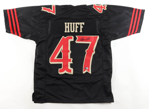 Bryce Huff Signed San Francisco 49ers Jersey (Beckett) Ex-Memphis Tiger Def. End