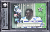 Cowboys Emmitt Smith Authentic Signed 1992 Ultra #88 Card BAS Slabbed