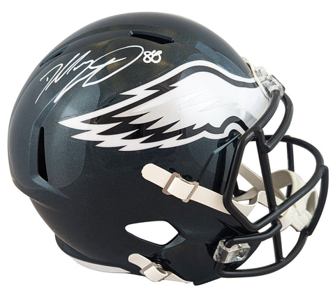 Eagles Dallas Goedert Authentic Signed Full Size Speed Rep Helmet Fanatics