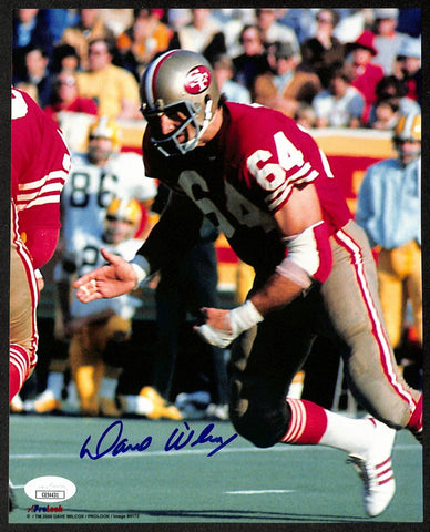 Dave Wilcox San Francisco 49ers Signed/Autographed HOF 8x10 Photo JSA 196630