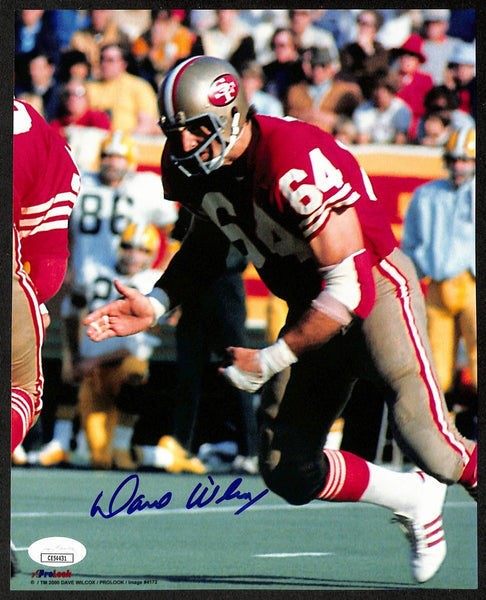 Dave Wilcox San Francisco 49ers Signed/Autographed HOF 8x10 Photo JSA 196630