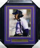 Don James Autographed Framed 11x14 Photo Washington Huskies Beckett QR #AE31843