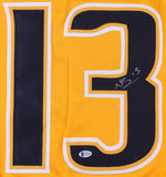 Nick Bonino Signed Predators Jersey (Beckett) 2015 Stanley Cup Champions Hero