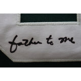 Dave Robinson Autographed Custom Green Stat 2XL Jersey 3 Insc JSA 48494