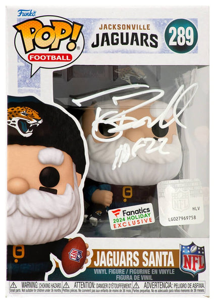 Tony Boselli Signed Jaguars SANTA NFL Funko Pop #289 w/HOF'22 - (SCHWARTZ COA)