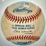 Johnny Bench Signed 1985 World Series Logo Baseball (Fanatics) Reds HOF Catcher