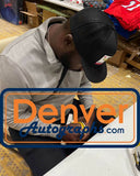 Marshall Faulk Autographed Los Angeles Rams Lunar Mini Helmet BAS 30875