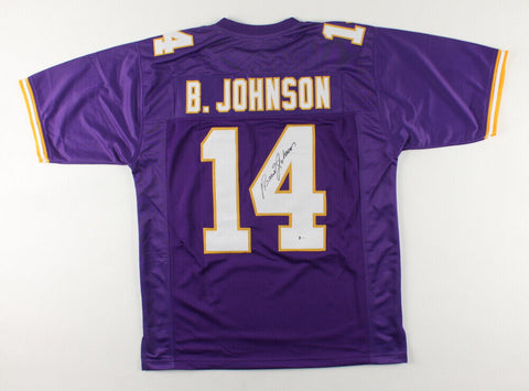 Brad Johnson Signed Minnesota Vikings Jersey (Beckett COA) Super Bowl XXXVII Q.B