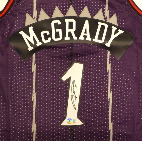 Raptors Tracy McGrady Autographed Authentic 1998-99 M&N Jersey L Beckett W619887