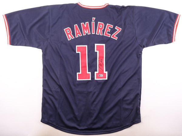Jose Ramirez Signed Cleveland Guardians Jersey (Beckett) 2xAll Star at 3rd/J-Ram